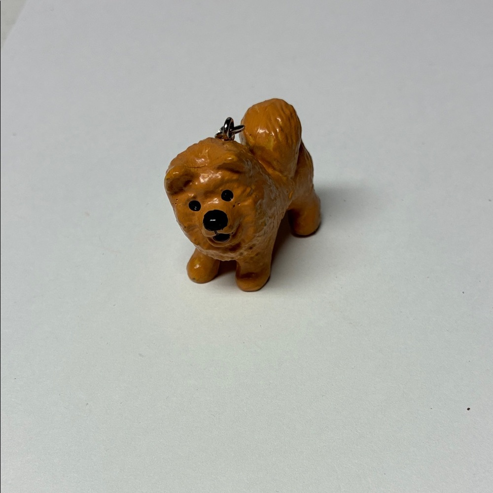 Cute Pomeranian Dog Keychain